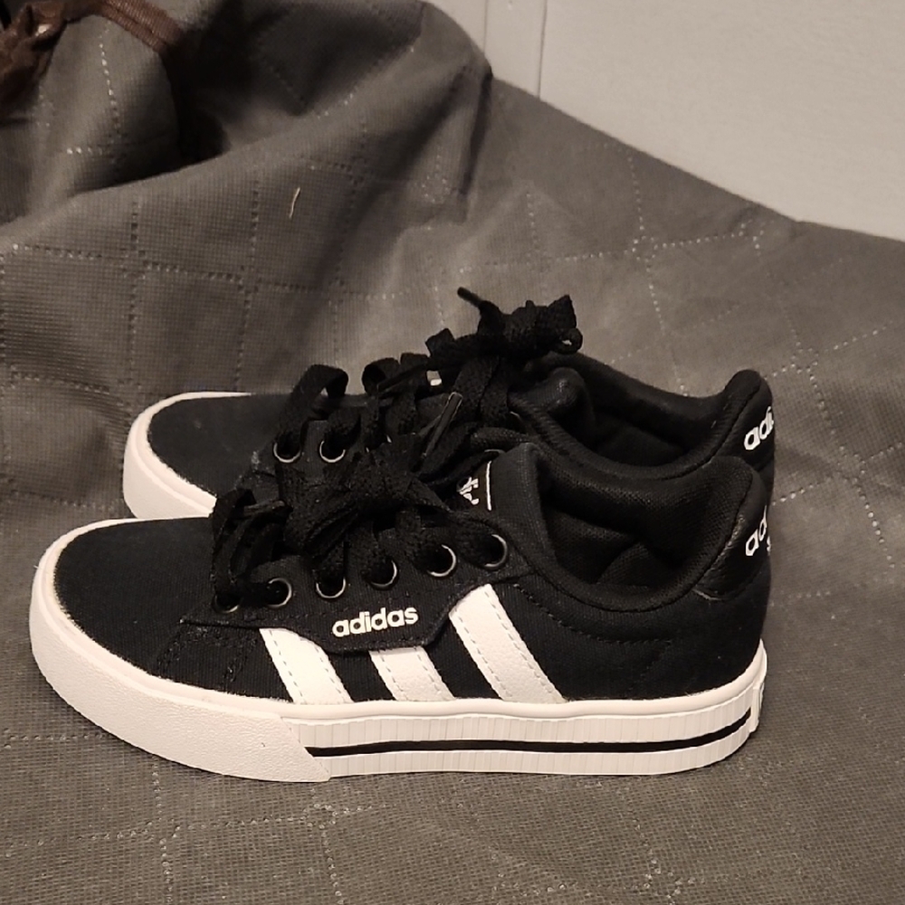adidas Kids Black and White Sneakers